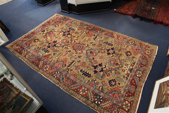 A Kazak rug, 7ft 9in by 5ft.
